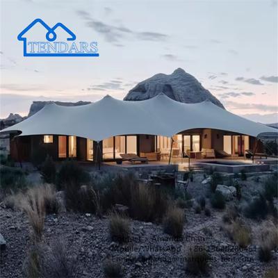 Luxury Water Proof Prefabricated Glamping Safari Canvas Tent for outdoor events
