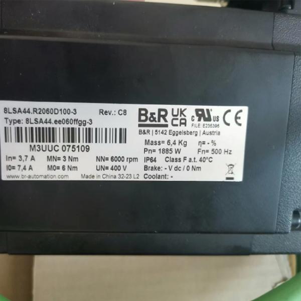 B&R 8LSA35 Synchronous Motors 8LSA35.DB030S000-3, 8LSA35.DB030S200-3 For Internal I/O And Power Link Servo Driver System