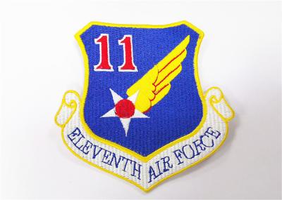 Os remendos personalizados do terno do voo da força aérea da moral bordados costuram em crachás