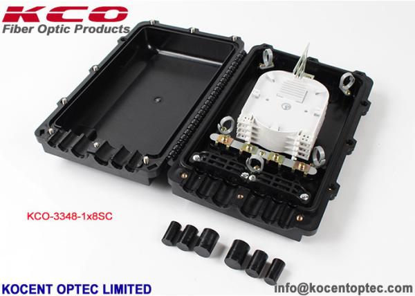 4 boîte optique de clôture de fibre de bâti de mur de Sc UPC des ports KCO-3348-1x8SC