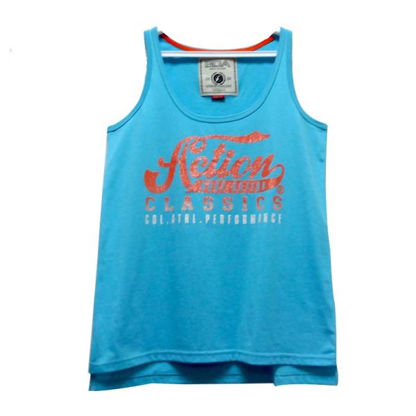 Lightweight 140gsm-210gsm Ladies Singlet Tops Made of 100% Cotton for Casual Sport