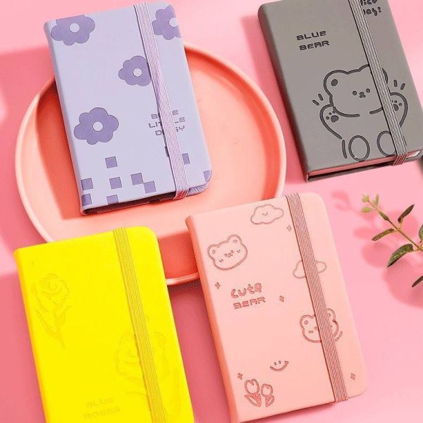 Custom A7 PU Hardcover Binding Notebooks For School And Office