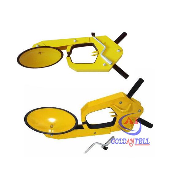 Heavy Duty Car Wheel Clamp Protection Locks / Adjustable Size wheel clamps for