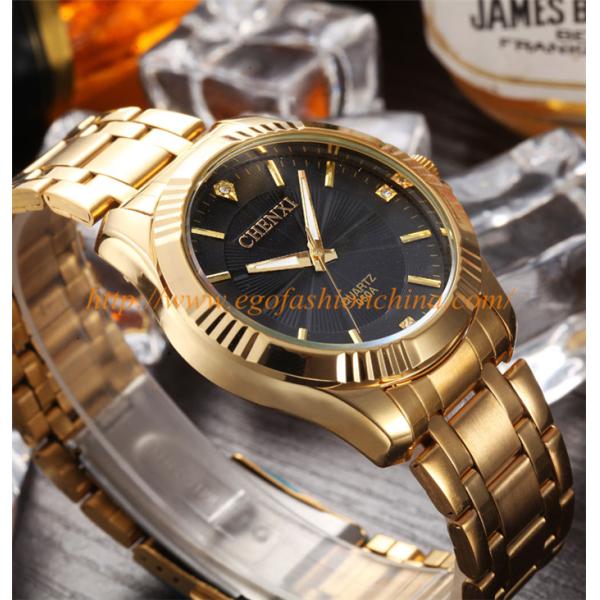 050A Stainless Steel Watch Black White Gold Watch Golden Watch Luxury Watch Gift Watches