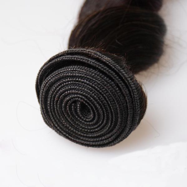 Natural Red Human Hair Extensions Ombre 1B / 99J Loose Wave Hair 10-30