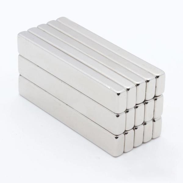 Grade N42 Powerful Neodymium Rare Earth Bar Magnet Manufacturing Method Sintered