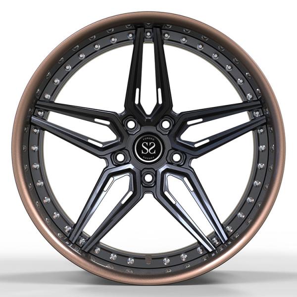 22 Inch Custom 2-Piece Forged Wheels Rims For Nissan GTR R35