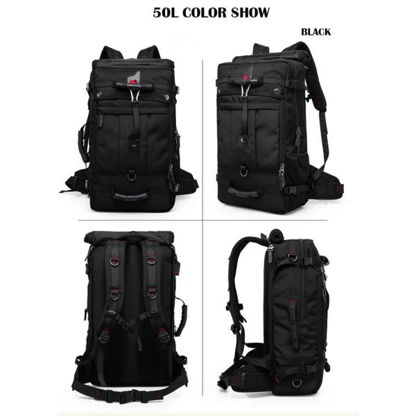 Water Repellent Stylish Travel Backpacks 50L For Outdoor Activities