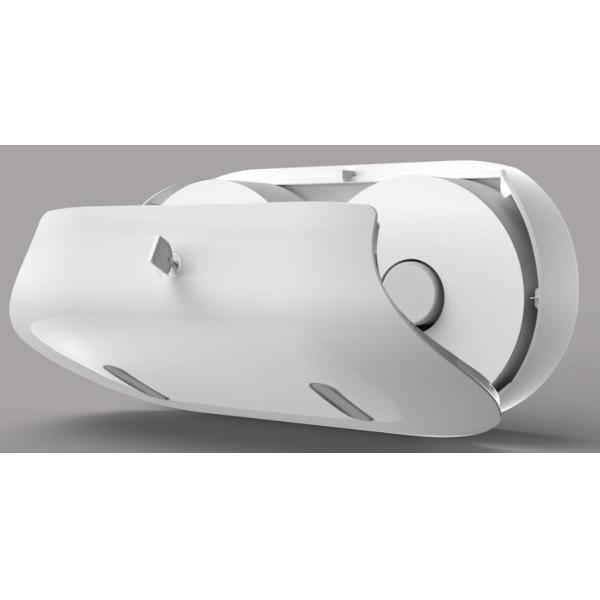 ABS Plastic Double Jumbo Toilet Paper Dispenser Special Double - Tube Design