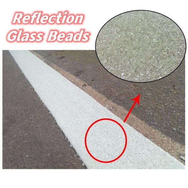 High Reflective Beads Traffic Marking 0.8mm-7mm Micro Glass Balls