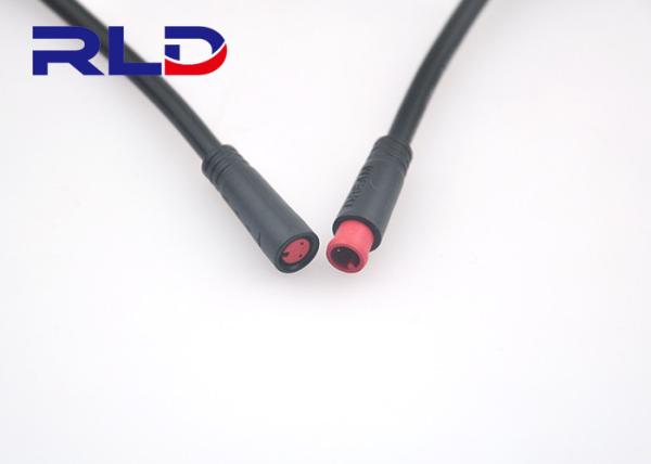 12 Volt IP65 Waterproof Power Cable Connector Material For Electric Bike