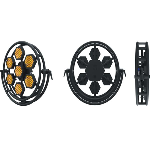 предпосылка этапа светлое 10000LM СИД 7x60W ретро проблескивая