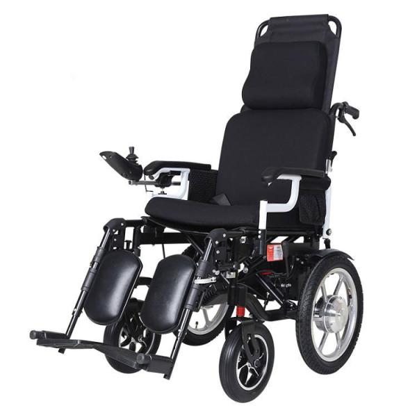 Medical Lightweight Big Wheel Wheelchair Folding Potable Elderly Disabled Electric Wheelchair