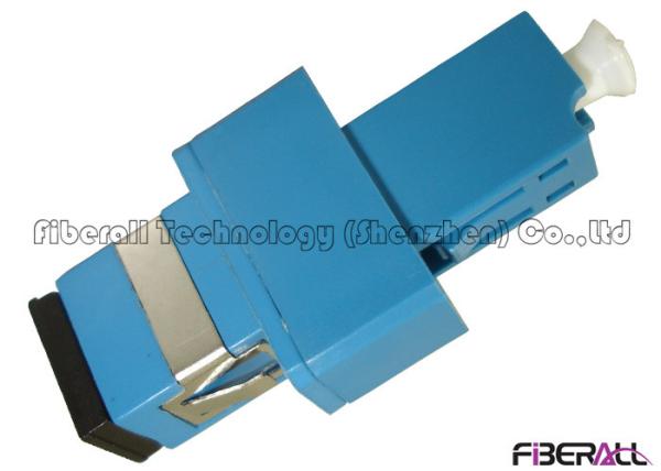 Hybrid Conversion Optical Fiber Coupler , LC To SC Fiber Adapter Low  Insertion Loss