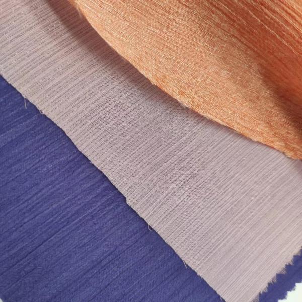100% Polyester Breathable Chiffon Fabric Sparkling Crinkle 30DX68D