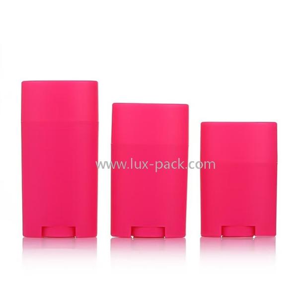 Bouteille de bâton de fard à joues vide Déodorant Baume en bâton Rotation supérieure Contenant d'emballage cosmétique en plastique Réutilisable
