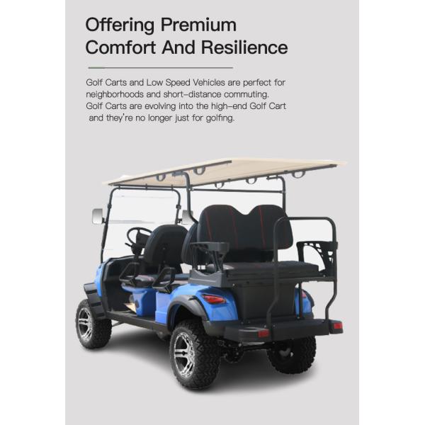 Trustworthy End Electric Hunting Golf Cart with 70-90km Driving Mileage and 4 2 Seats