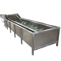 CE Piment de crevettes 1000 kg/h 3,6KW Machine à laver par bulles Machine à nettoyer les légumes