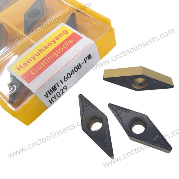 CNC Turning Inserts Wc-Co CVD Coating VBMT160404-PM  HY029 Steels