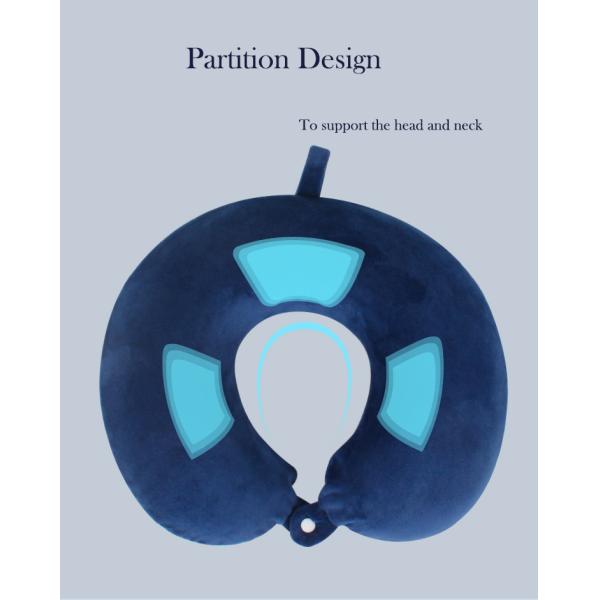 Anti-Static Airplane Travel U Shaped Memory Foam Neck Pillow Comfortable Washable