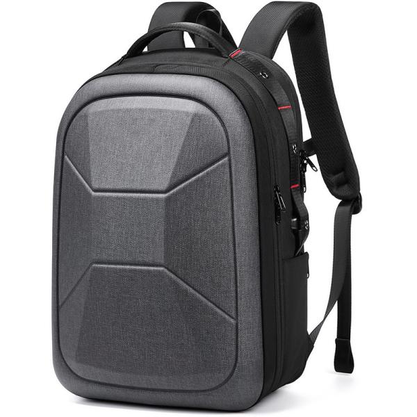 Mochila para portátil con carcasa rígida de EVA de 17 pulgadas, impermeable, 1,25 kg