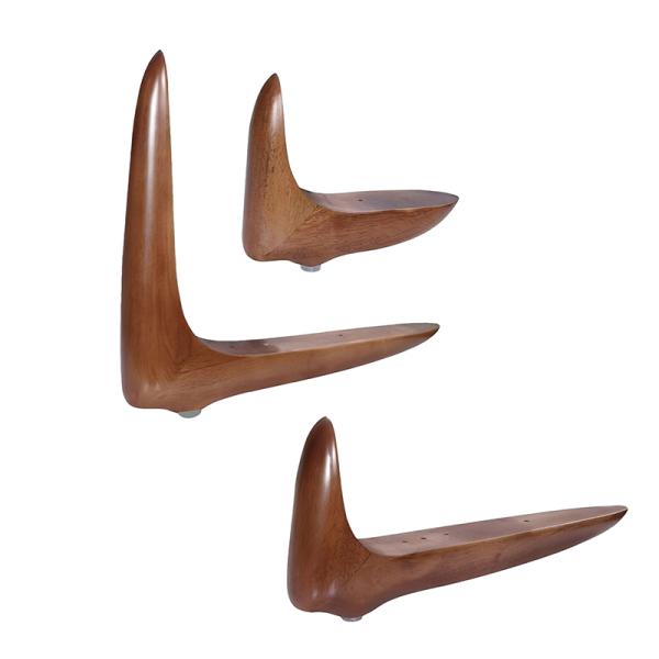 Solid Wood L-Shaped Sofa & Coffee Table Legs Bed Leg Supports Indulge in Luxury Wooden Furniture Legs for Leisure Chairs