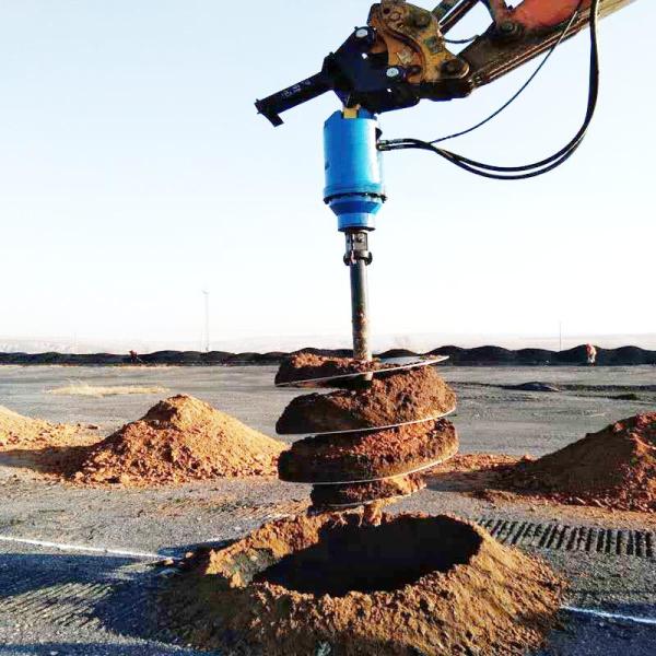 Multi Functional Hydraulic Earth Digger Flow 70-150 Lpm Torque 2717-8152 Nm