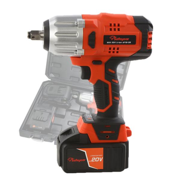 3000RPM Electric Wrench Tool Brushless Impact Wrench 20V 4000mAh Li-ion battery