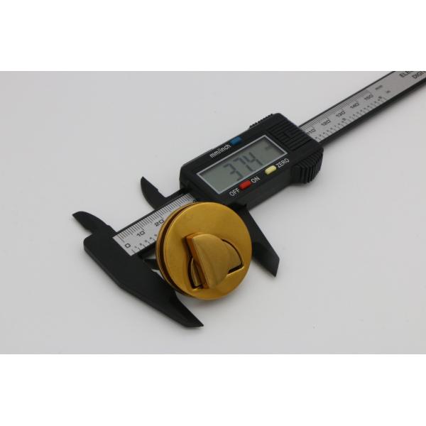 Leather bag metal fittings fashion round shape OEB gold color twist lock for handbags/purse