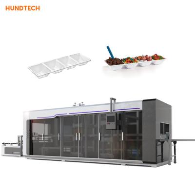 120mm três QUADRIS de Tray Forming Machine das estações limpam a formação da máquina