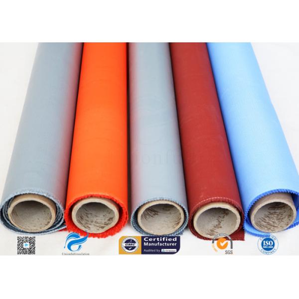 0.2mm Silicone Coated Fiberglass Fabric Waterproof Anti Corrosion Plain Weave