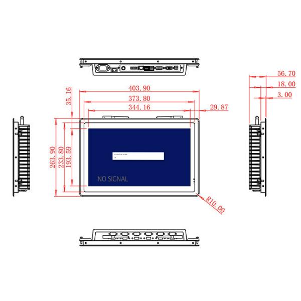 15.6-Inch Embedded Touch Screen for Factory Control Panels and Smart Interfaces