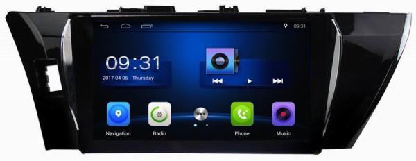 Ouchuangbo car dvd android 8.1 for Toyota Corolla 2014-2015 with SWC 1080P Video gps navigation wifi 32GB Flash
