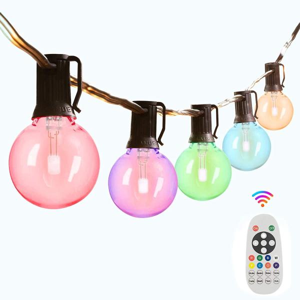 G40 teledirigido el 100ft 50 luces de la secuencia de los zócalos Ip44 Dimmable