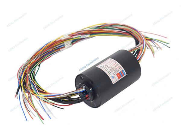 31 Circuits 2A 5A Electric Through Hole Slip Ring For Industrial Automatic