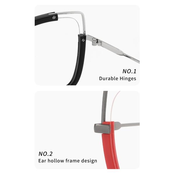 Уникальные стекла металла и ацетата глаза кота гибкие с ясными объективами