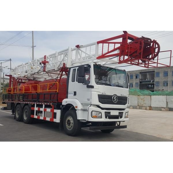 SHACMAN H3000 Нефтяной буровой грузовик 6x4 380HP EuroII Белый 50Тонный нефтяной буровой грузовик