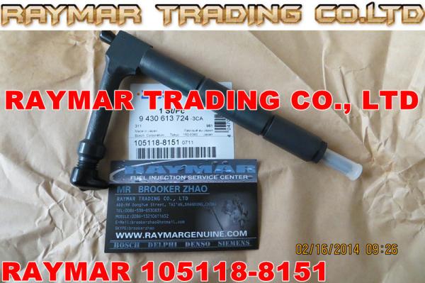 ZEXEL Fuel injector 105118-8151 9430613724 for NISSAN 16600VK500