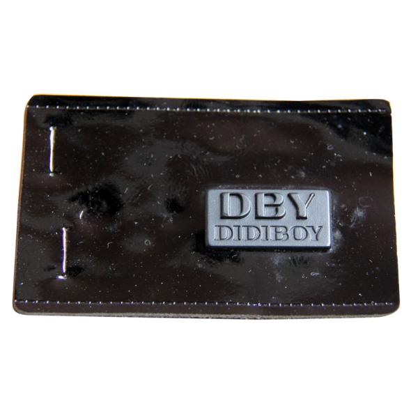 Personalized Embossed Leather Patches PU Leather Alloy Metal Plated Embossed Logo