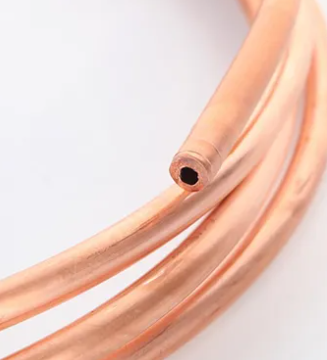 Red Copper Coil Pipes 0.3mm-80mm For HVAC Water Supply Industrial Applications
