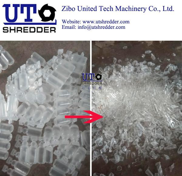 high efficiency Automatic Crushing plastic, rubber and wood Recycle Double Shaft Shredder with PLC control