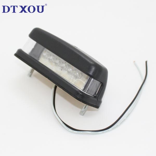 2023 LED Trailer Truck Motorcycle License Plate Light with 6 F5 Chips and PC Lens