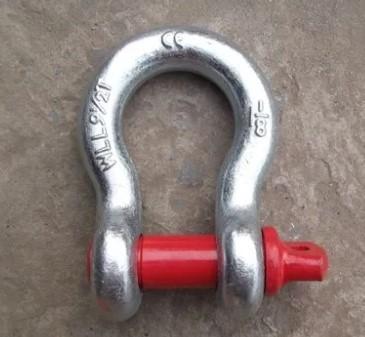 Bow Type Shackle Crane Stainless Steel Durable Connections Different Sizes