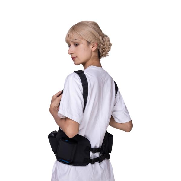 DOT Pattern Cloth Cooling Vest with Multifunctional Four Pockets and Cooling