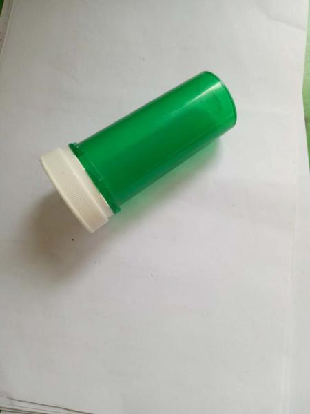 Alise las botellas plásticas abiertas de la medicina en material del polipropileno del grado médico