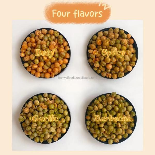 Pacote por atacado Fried Pea Salted Green Peas Snacks do OEM