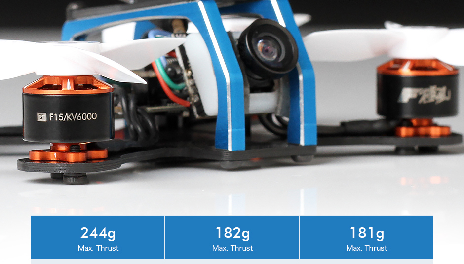 T-Hobby F15 Mini Racing Drone with High-Efficient BLDC Motor Brushless Commutation Permanent Magnet Construction