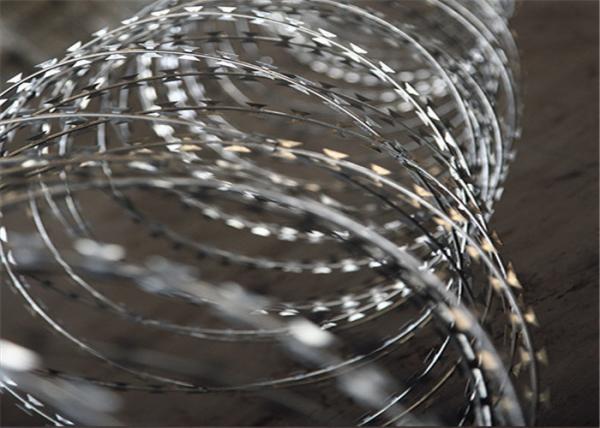 Hot Dipped Galvanized/ Stainless Steel Razor Blade Barbed Wire