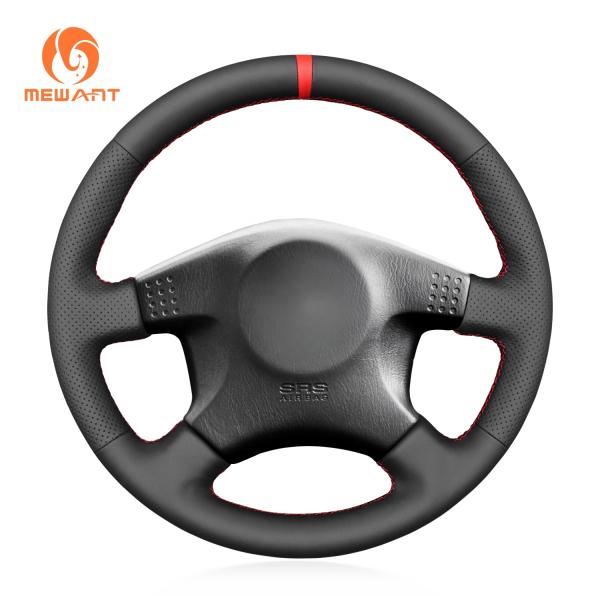 DIY Hand Sewing Mewant Steering Wheel Wrap for Nissan Skyline ECR33 R33 GTR 1995-1998