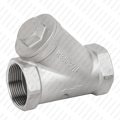 Stainless Steel Y-Type Strainer Valve BSPT BSPP NPT DIN